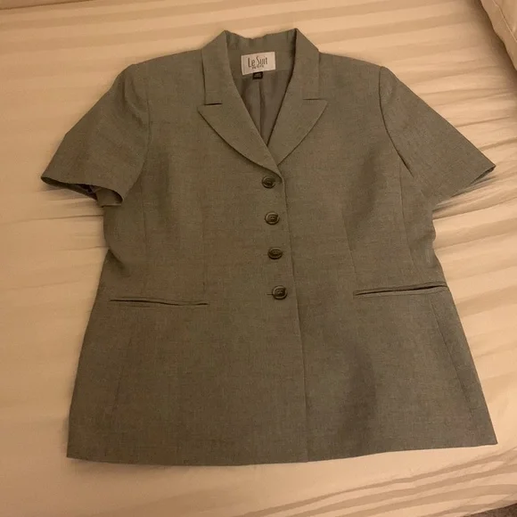 Le Suit Womens Pantsuit Size:14P - Picture 4 of 4